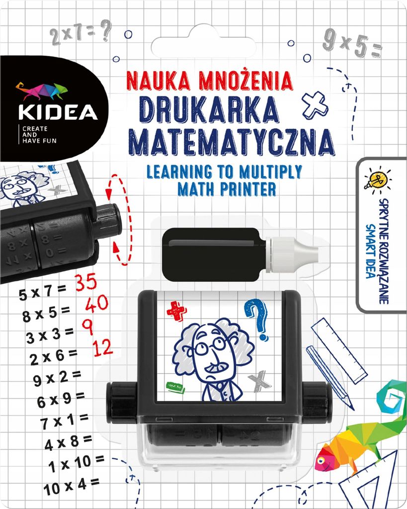 Mathe Drucker/Stempel Multiplikation Kidea