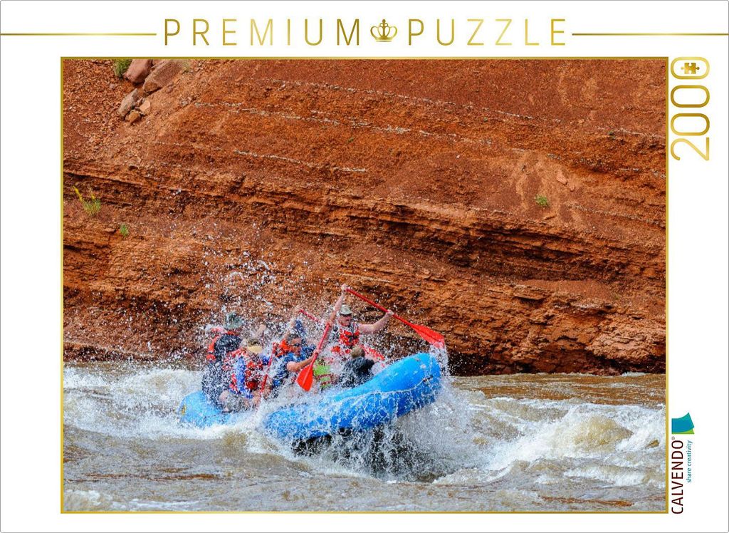 CALVENDO Puzzle Paria Beach, Marble Canyon 2000 Teile Puzzle quer | 2000 Teile Lege-Größe 90x67cm Foto-Puzzle für glückliche Stunden