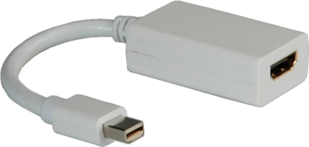 ROLINE Mini DisplayPort-HDMI Adapter, v1.2, Mini DP ST - HDMI BU, Aktiv