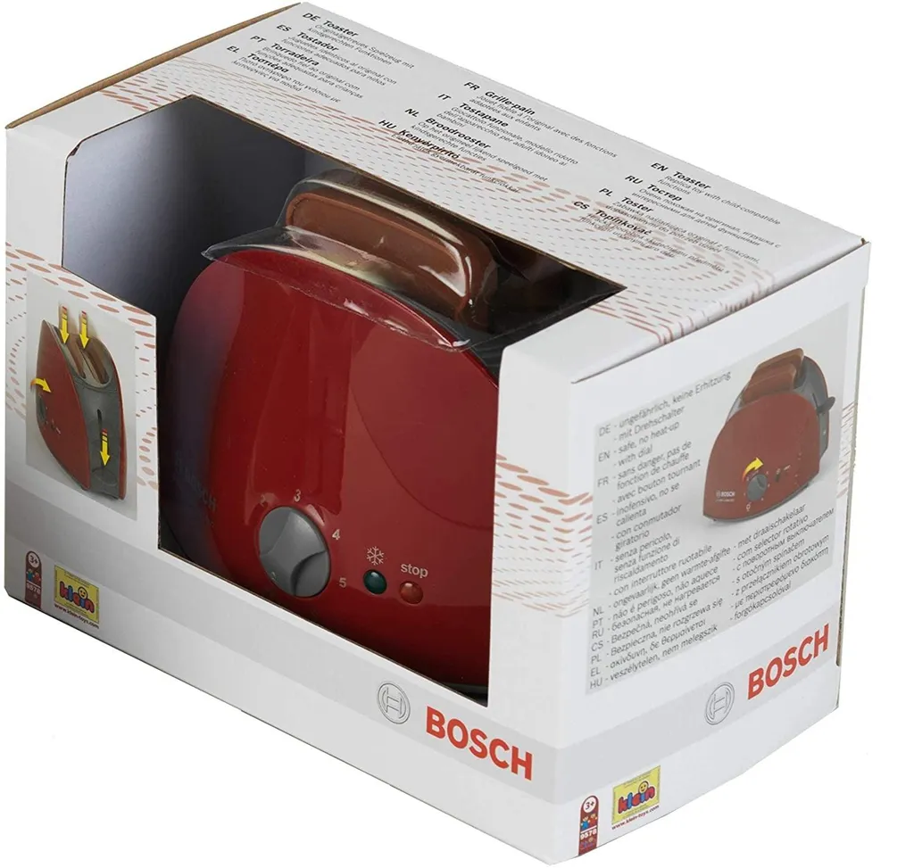 Grille-pain Klein Bosch réaliste avec toasts éjectables pour enfants