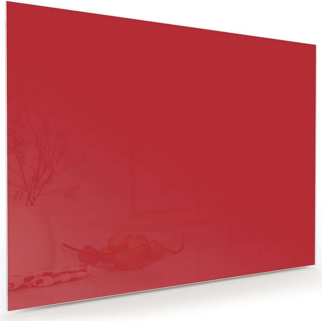 Glasbild 120x90cm in XXL für Wohnzimmer, Schlafzimmer Motiv Weinroter Hintergrund III