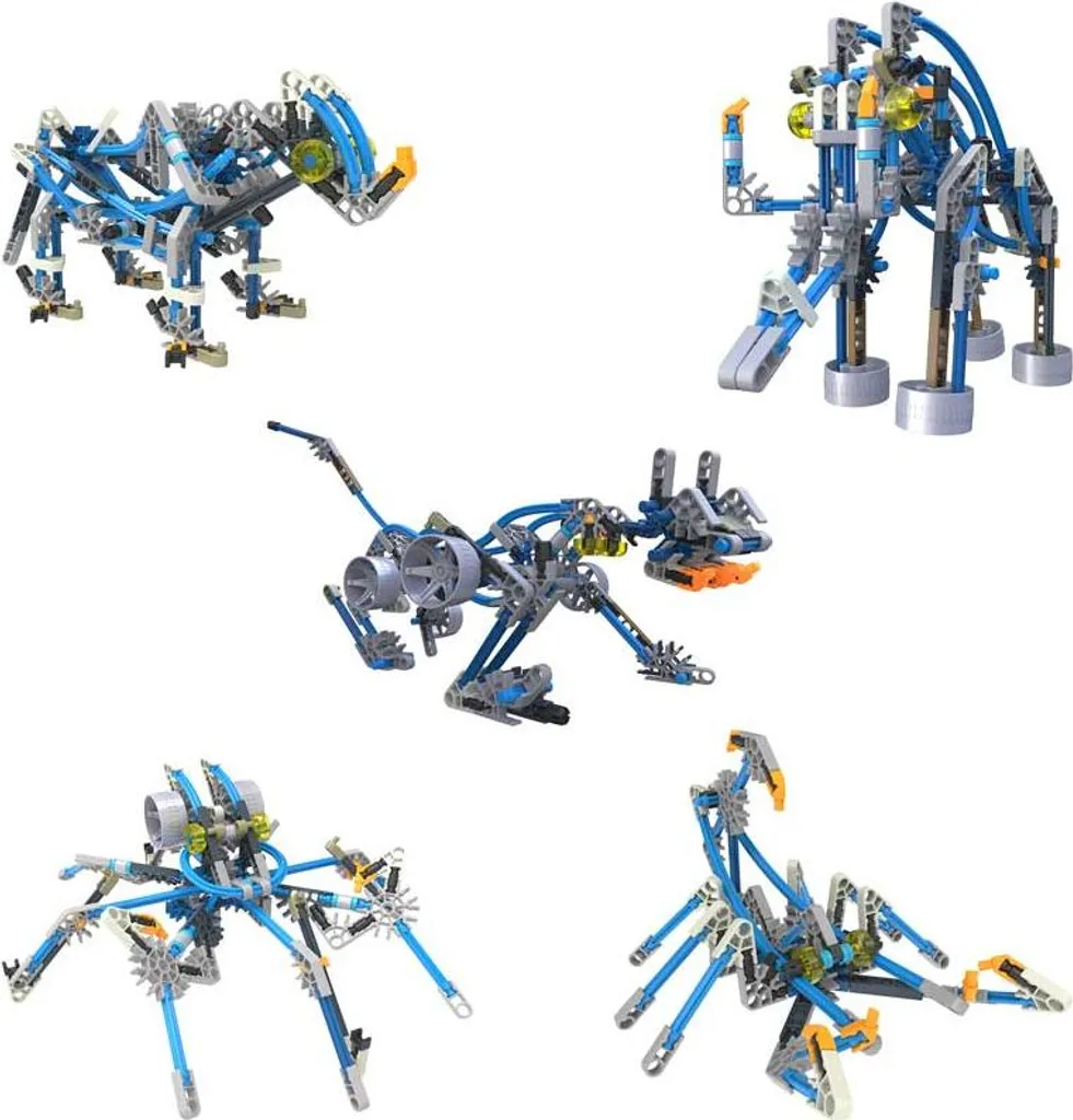 K'nex Cyborg Creatures 196 pièces : Kit de construction STEM 15 modèles