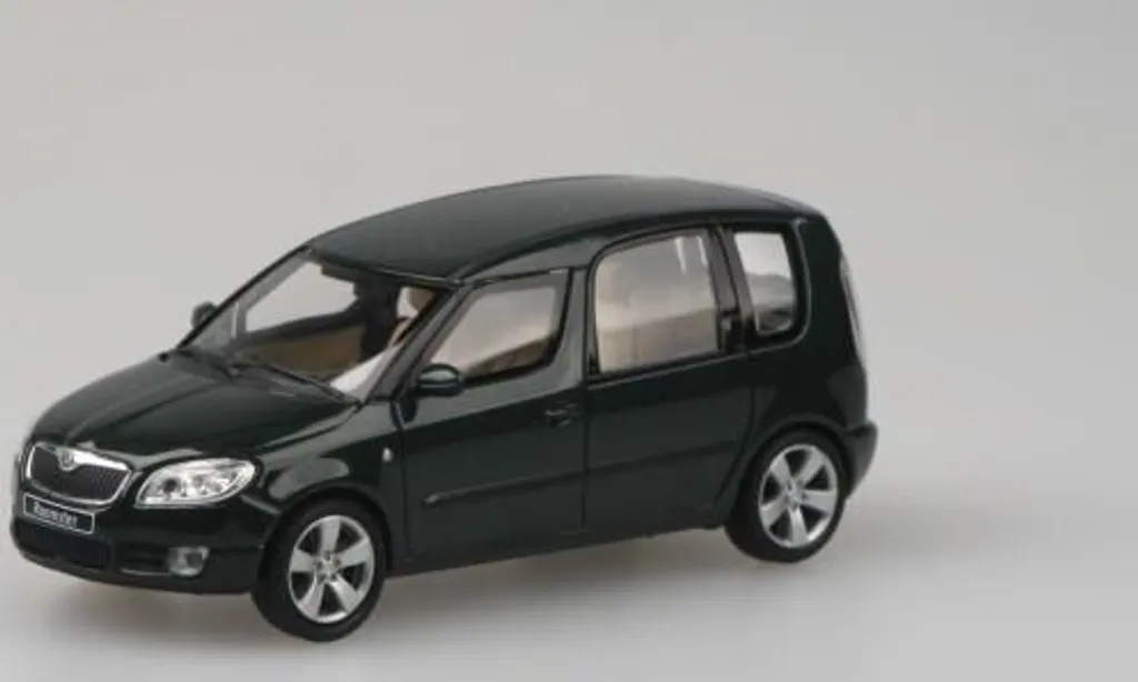 Modèle Réduit Skoda Roomster 2006 - Cadeau Collectionneur Abrex 1:43 Vert