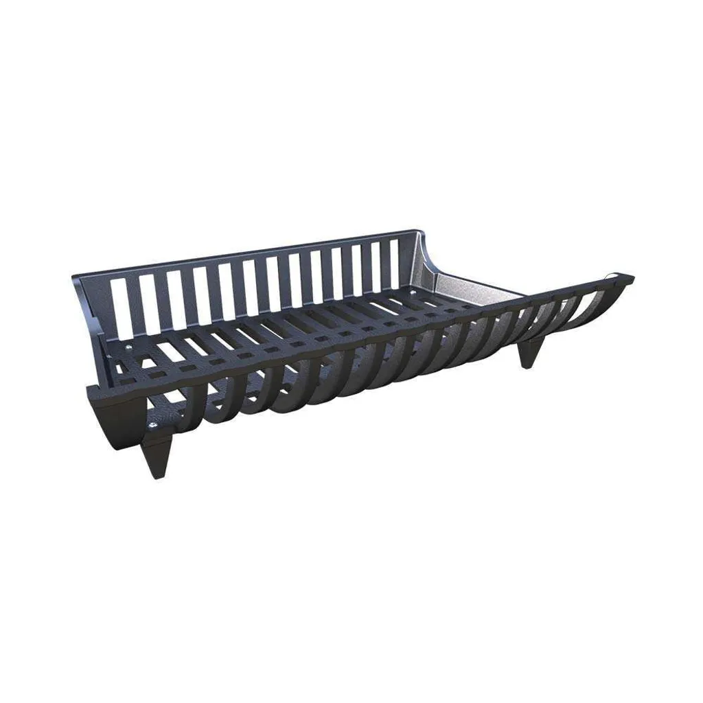 Porte-bûches en fonte DS pour cheminée 68x57x39 cm - Qualité Premium