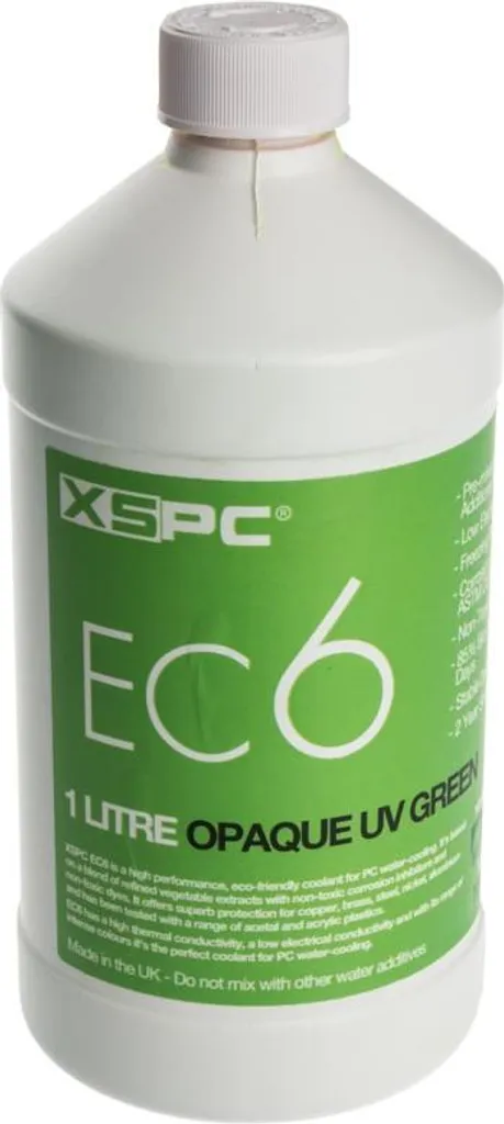 Liquide XSPC EC6 Vert Fluorescent 1L contre la Corrosion du Watercooling
