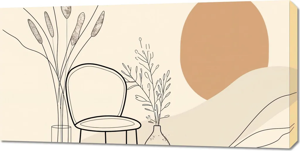 Image 100 x 50 cm Espace détente haute définition sur toile mate