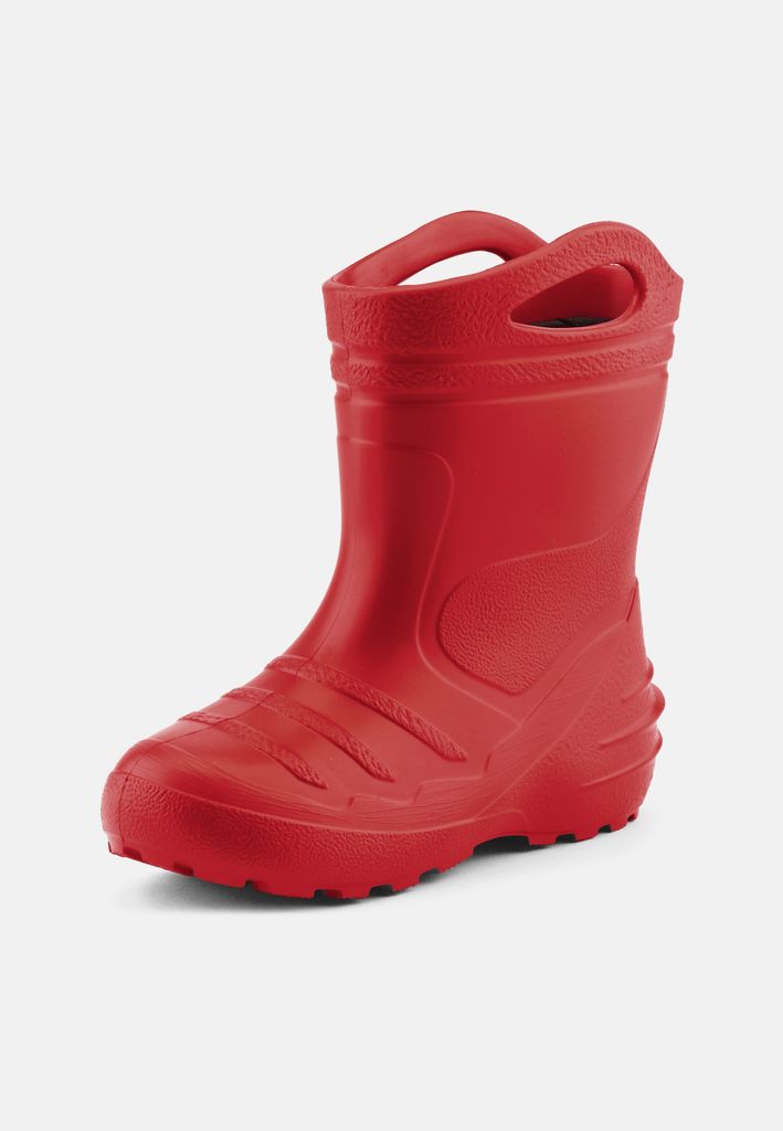 Ladeheid Kinder Mädchen Jungen federleichte Eva Thermo Gummistiefel gefüttert KL051 (Rot, 24)