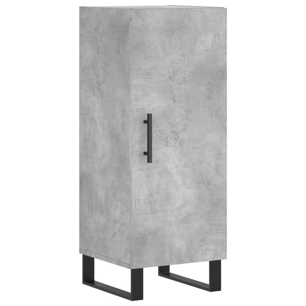Sideboard Betongrau 34,5x34x90 cm Holzwerkstoff