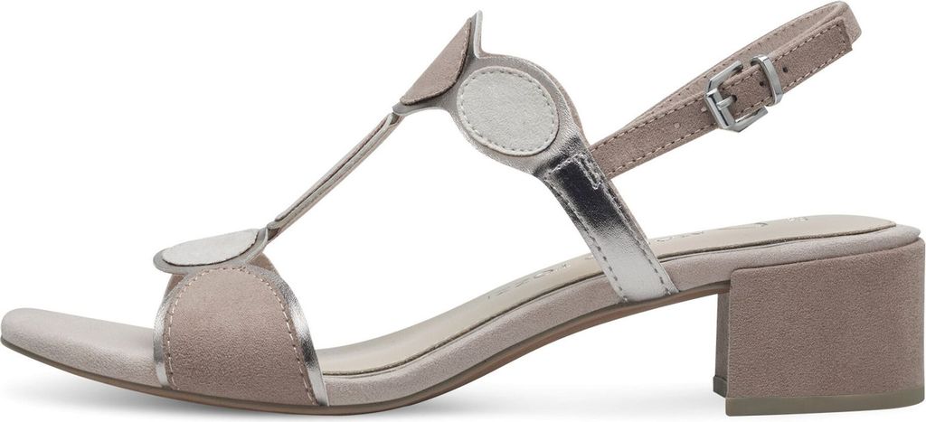 MARCO TOZZI Damen Sandale Textil Sandalette Metallic Produktbild 2
