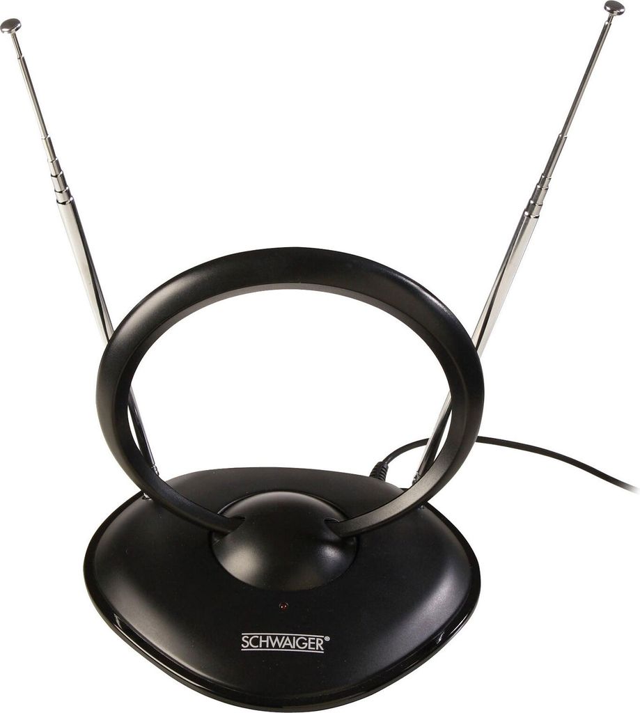 Schwaiger ZA8960 013, Drinnen, Schwarz, 36 dB, 1,5 m, UHF, Produktbild 