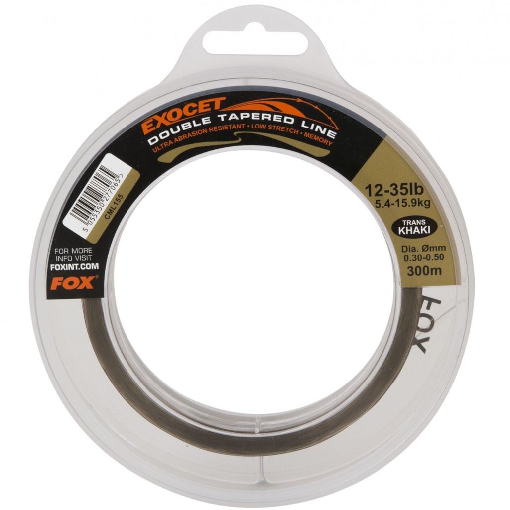Fox Exocet Double Tapered Line 300m, Durchmesser:0.30mm