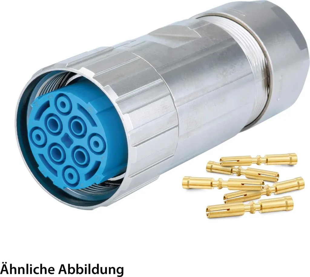 Connecteur de câble M40 Hummel avec insert à sertir droit pour moteur