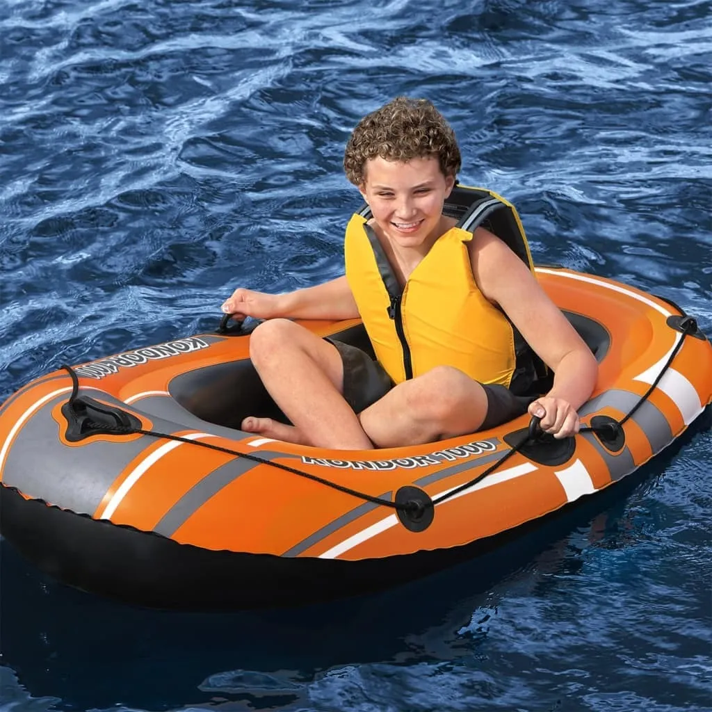 Bateau gonflable robuste 155x93cm avec valves sécurité et PVC épais - 16