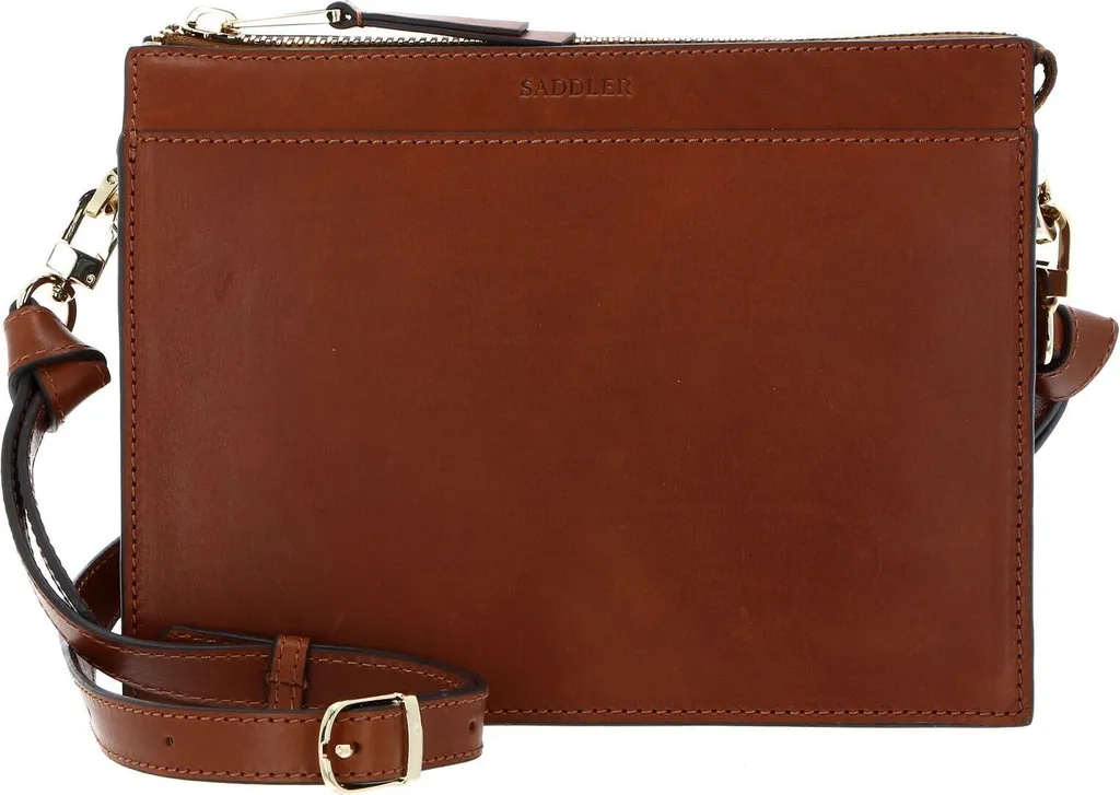 Sac Nicole SADDLER cognac : le sac bandoulière léger et sécurisé