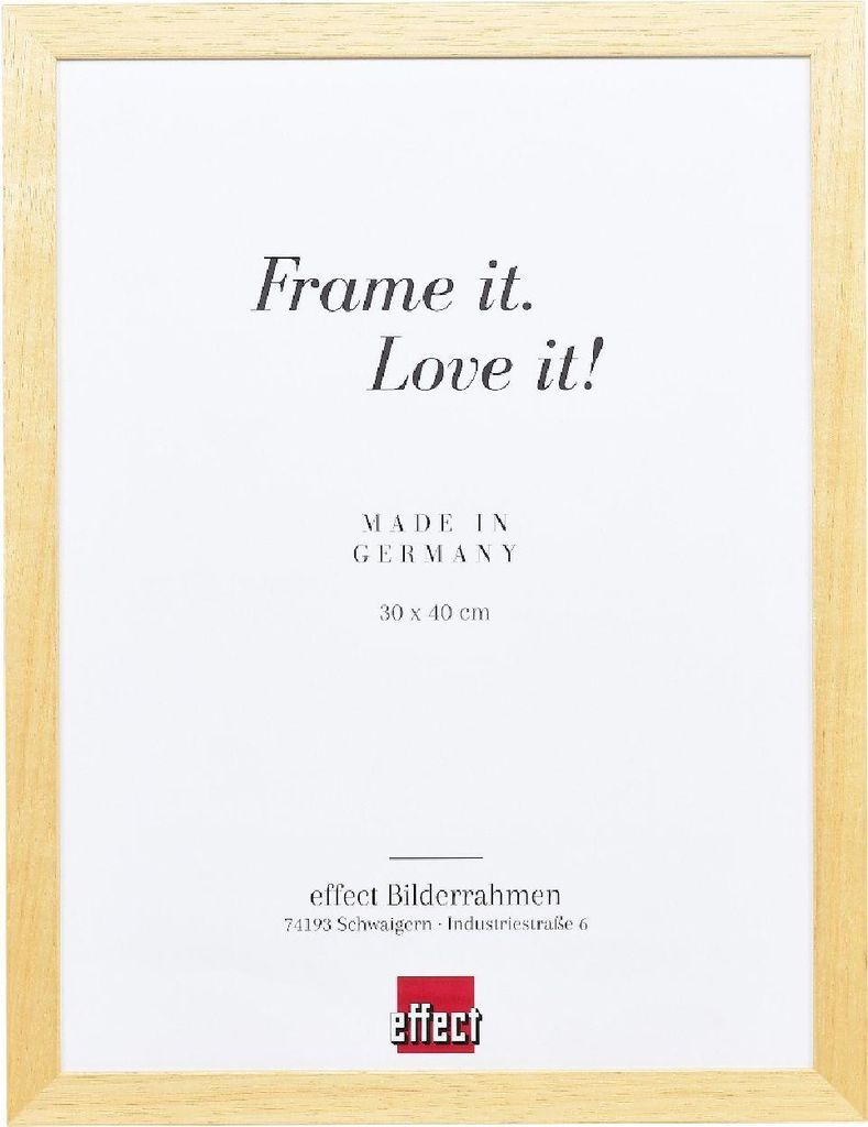 Effect Holzrahmen Profil 2210 natur 13x13 cm Acrylglas