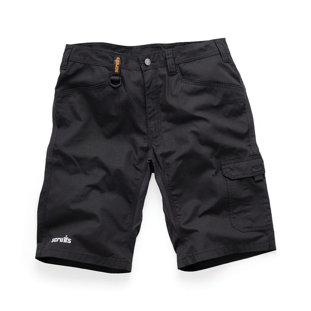 Scruffs - Shorts „Trade Flex“, schwarz Größe 52