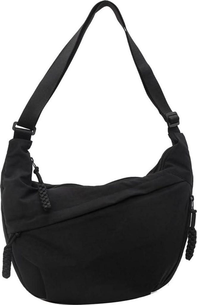 Nylonová taška přes rameno velká půlměsíční crossbody taška Obrázek produktu 