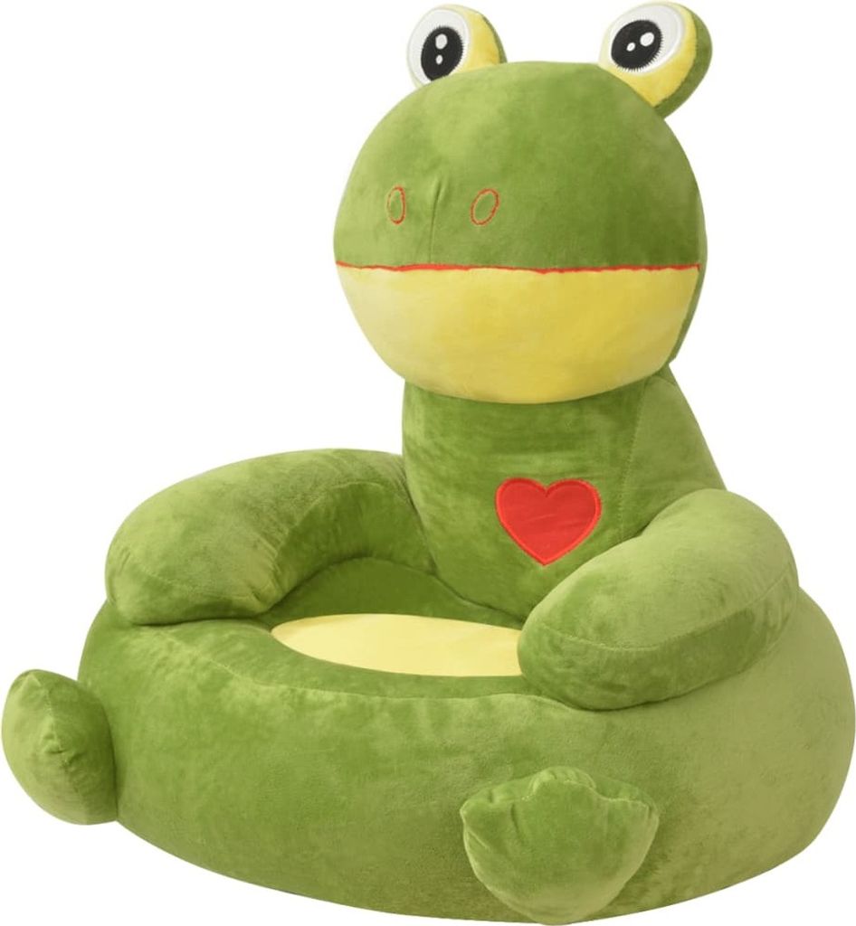 "2026 Promotion" Plüsch-Kindersessel Frosch Grün - Kindersessel CC26951
