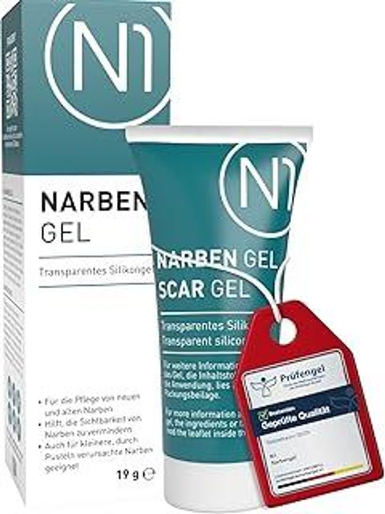 N1 Narbengel 19 g für Kinder & Erwachsene lindert neue und alte Narben - Narbenpflege für flachere, weichere, elastischere und weniger sichtbare ...