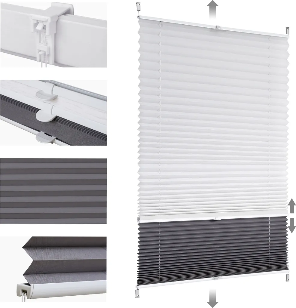 Store Plissé Sans Perçage : Finis les Trous pour vos Fenêtres 75x120