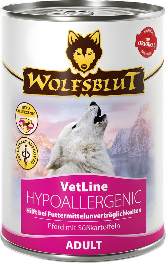 Wolfsblut VetLine Hypoallergenic, Dospělý jedinec, Jakékoli Obrázek produktu 