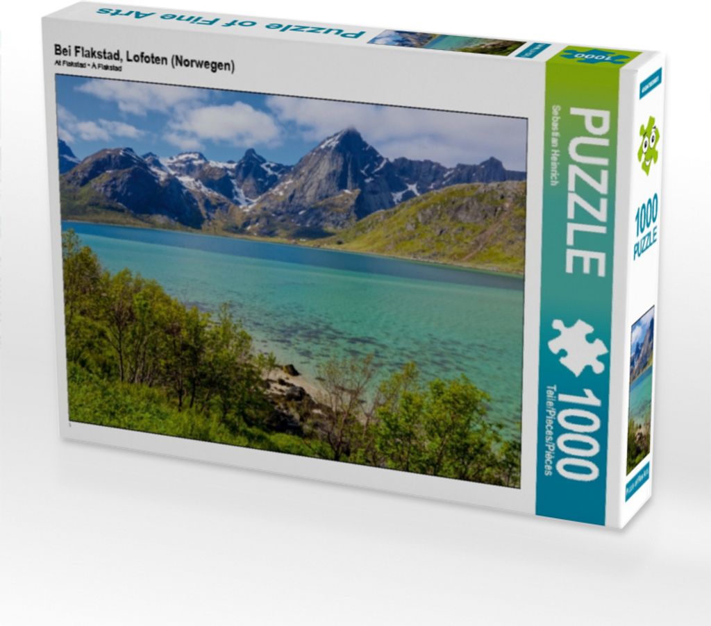 Calvendo Bei Flakstad, Lofoten (Norwegen) 1000 Teile Puzzle quer 640x480mm, Heinrich Sebastian; 7434652