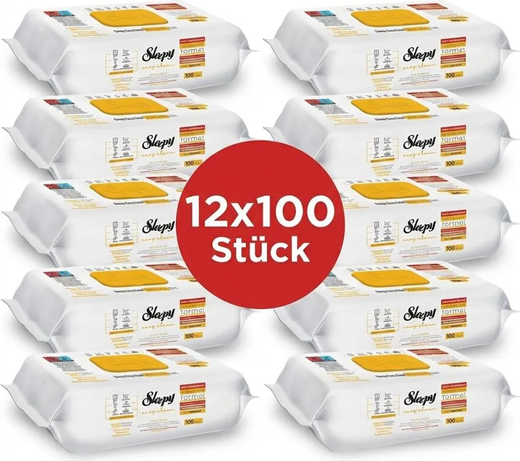Sleepy Easy Clean Salviette Sapone Arabo 12x100 Pezzi - Pulizia Superfici