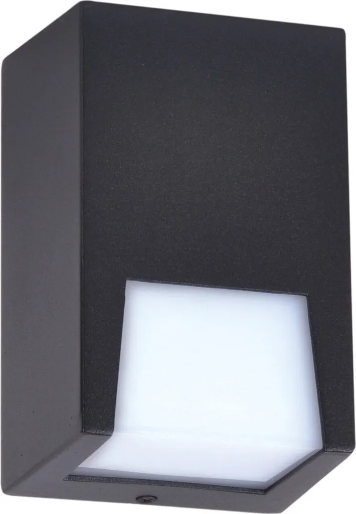 Luminaire extérieur mural LED noir Kaja SLOT pour façade contemporaine