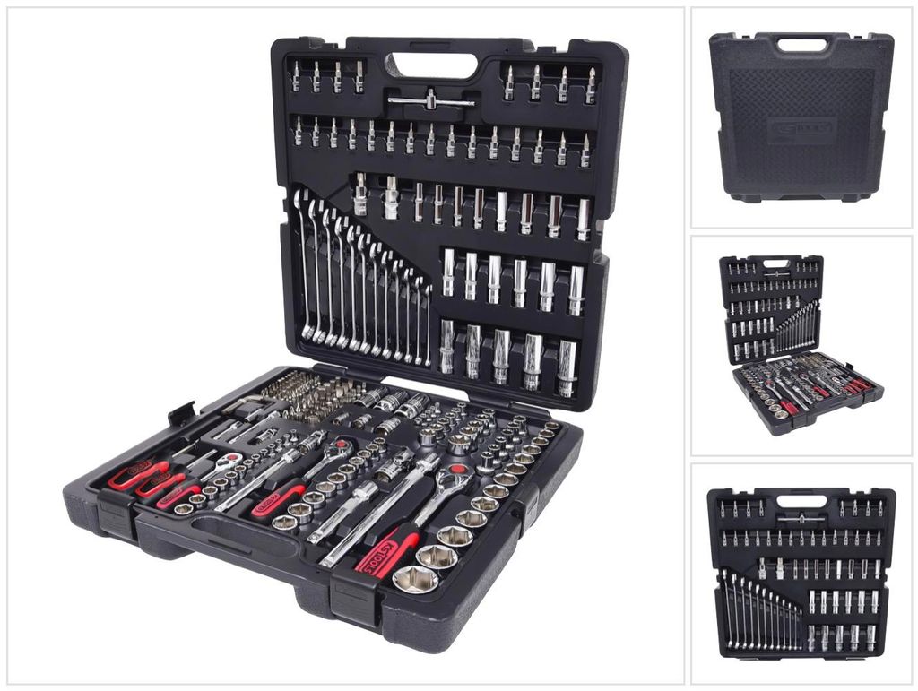 KS TOOLS 1/4+3/8+1/2 216 CHROMEplus Steckschl.-Satz Obrázok produktu 