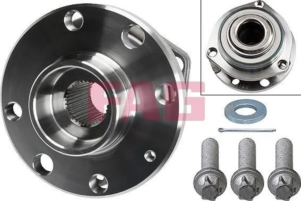 Kit de roulements de roue FAG 713 6440 40 pour Opel Astra G OE 09117619