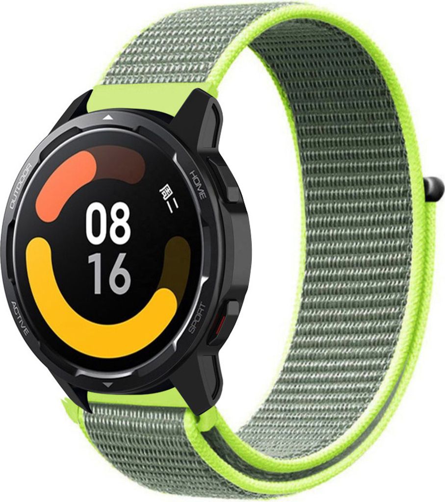 Strap-it Xiaomi Watch S1 Nylonarmband (Fluoreszierend)