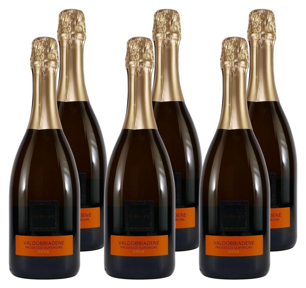 Ca` Ernesto Valdobbiadene Prosecco Superiore (6 x 0,75L) Produktbild 