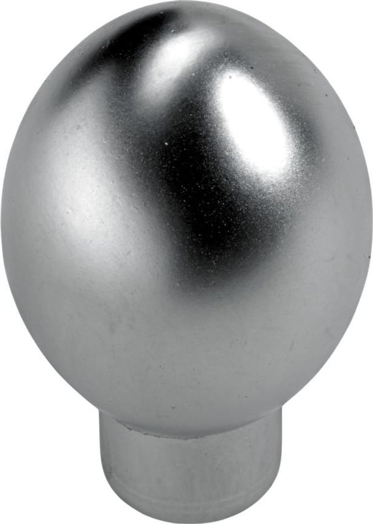 Hettich Möbelknopf Zinkdruckguss Aluminium-Optik Ø 17,0 mm - 1 Stück