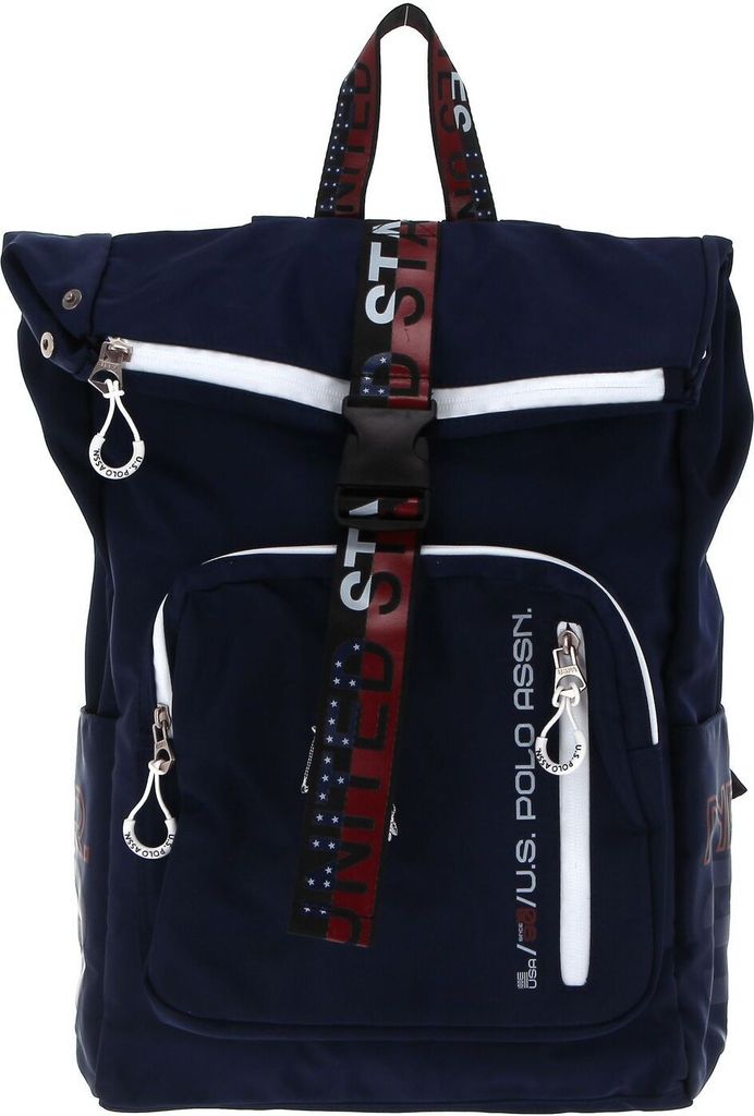 U.S. POLO ASSN. Freizeitrucksack Rucksack mit Laptopfach Bozeman Backpack with Flap Navy dunkelblau