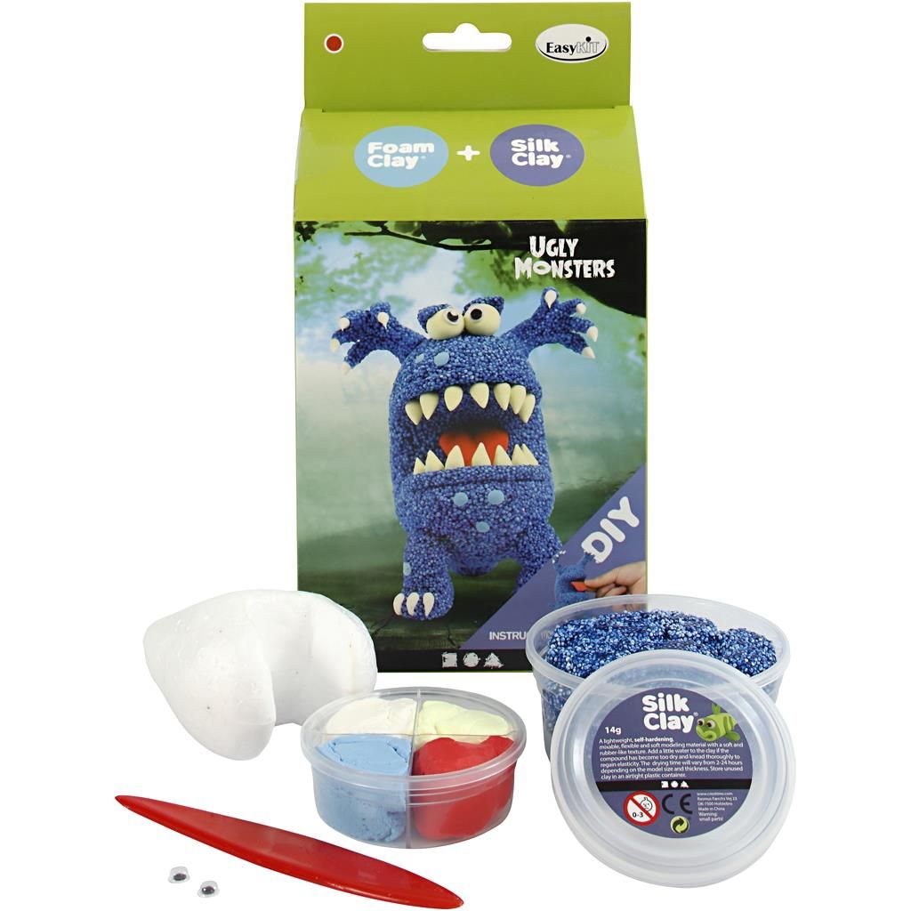 Bastelset Funny Friends Monster, Blau Produktbild 