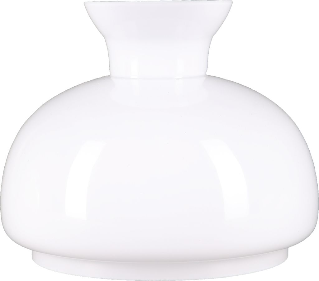 Petroleumglas Lampenglas Glasschirm Ø150mm weiß Produktbild 