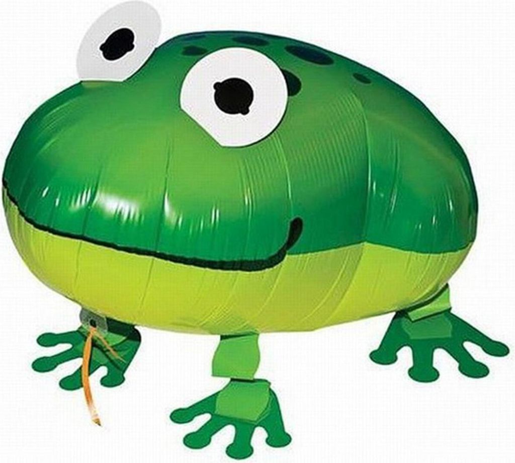 Pallone in foil Rana Airwalker, circa 60 x 40 cm Immagine del prodotto 