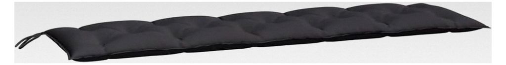 Gartenbankauflagen 2 Stück Anthrazit 180x50x7 cm Oxford-Gewebe, Sitzkissen für Gartenbänke, Terrassenmöbel, Wintergartenbänke