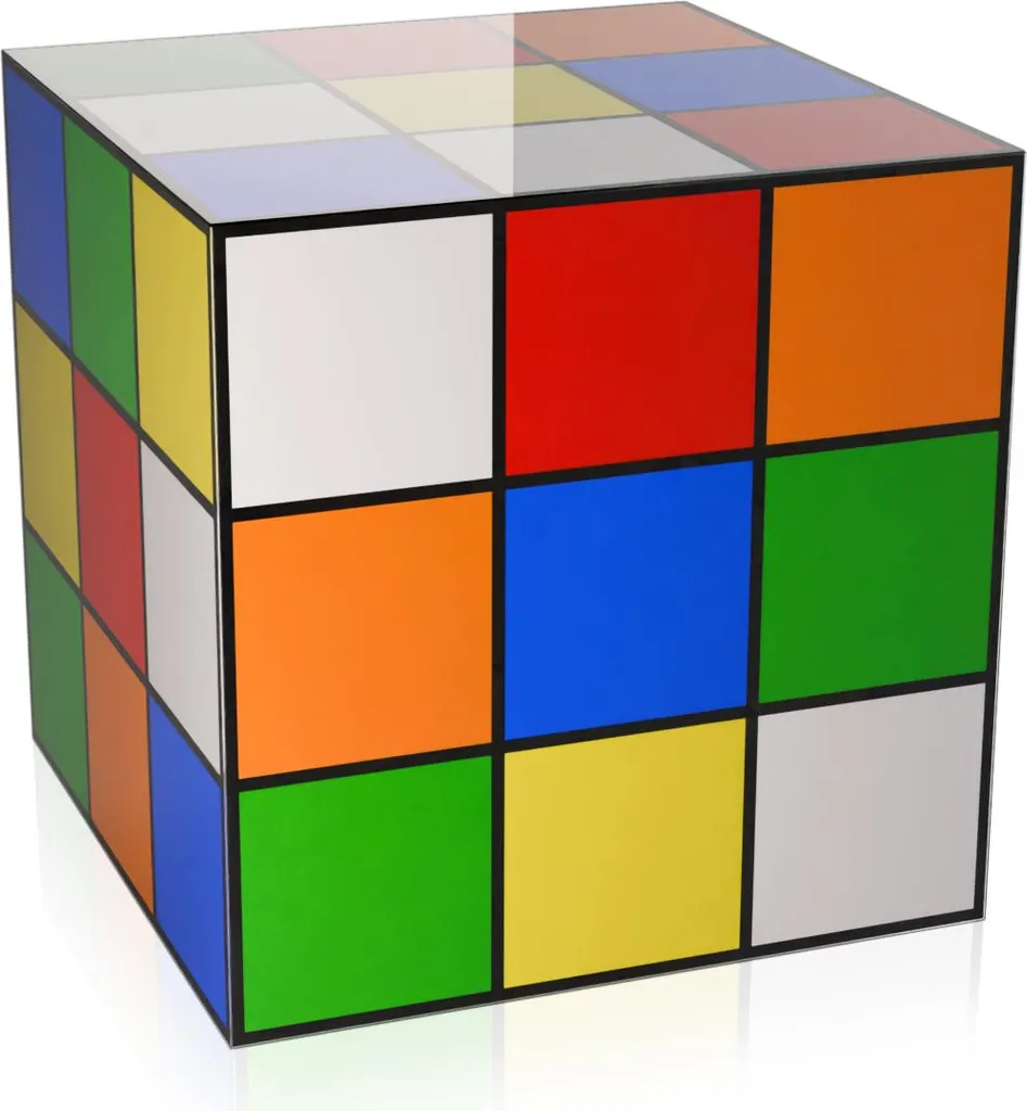 Table d'appoint compacte Cubo Gioco ADM - Gain de place pour petit salon