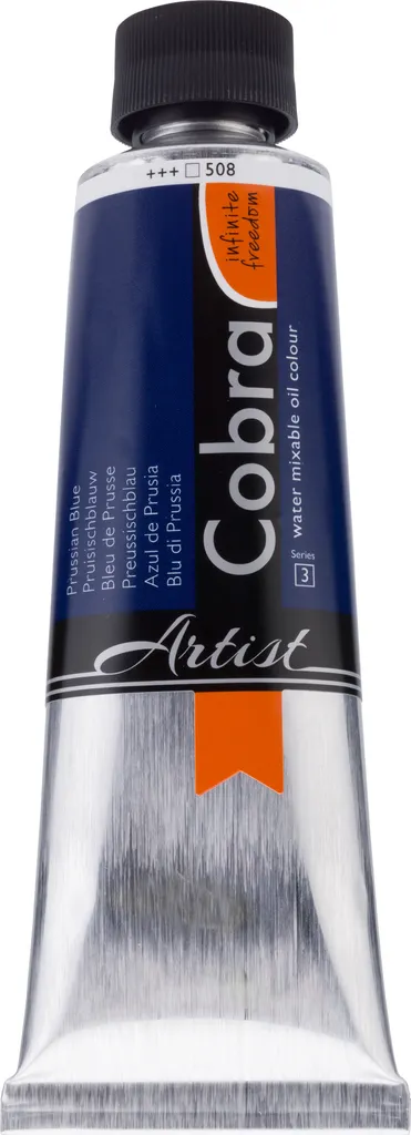 Cobra Artist Peinture à l'huile miscible à l'eau 150ml Bleu de Prusse 508