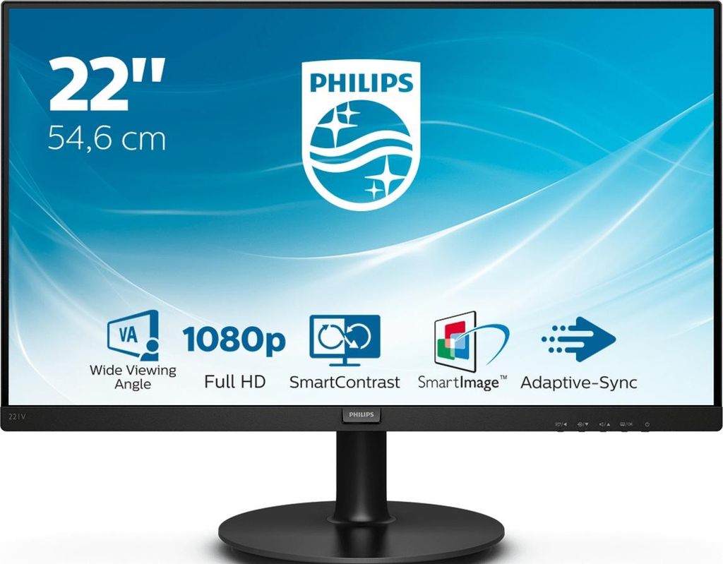 LCD Philips 21,5'' 221V8/00 FHD VA HDMI VGA Zdjęcie produktu 