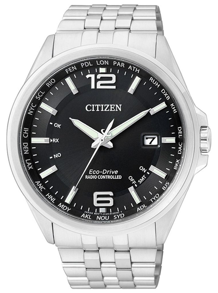 Citizen Herren Analog Quarz Uhr mit Edelstahl Armband Produktbild 