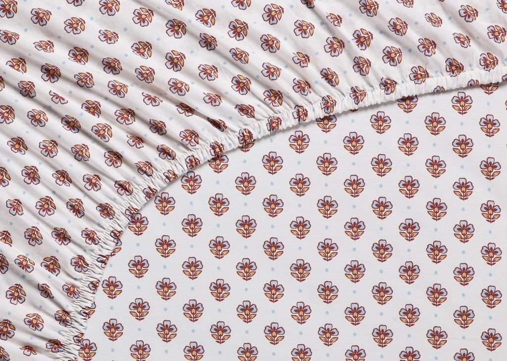 Pip Studio Spannlaken Jaipur Flower Farbe Light Pink Größe Produktbild 