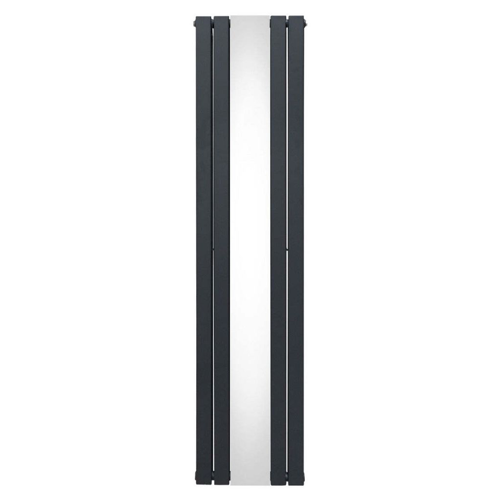 Grzejnik z lustrem - 1800 mm x 425 mm - antracytowy szary Zdjęcie produktu 