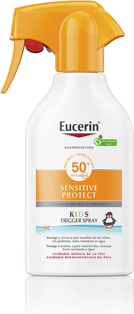 Eucerin Sun Sensitive Protect Kids Spray SPF 50+ 250 ml pour enfants