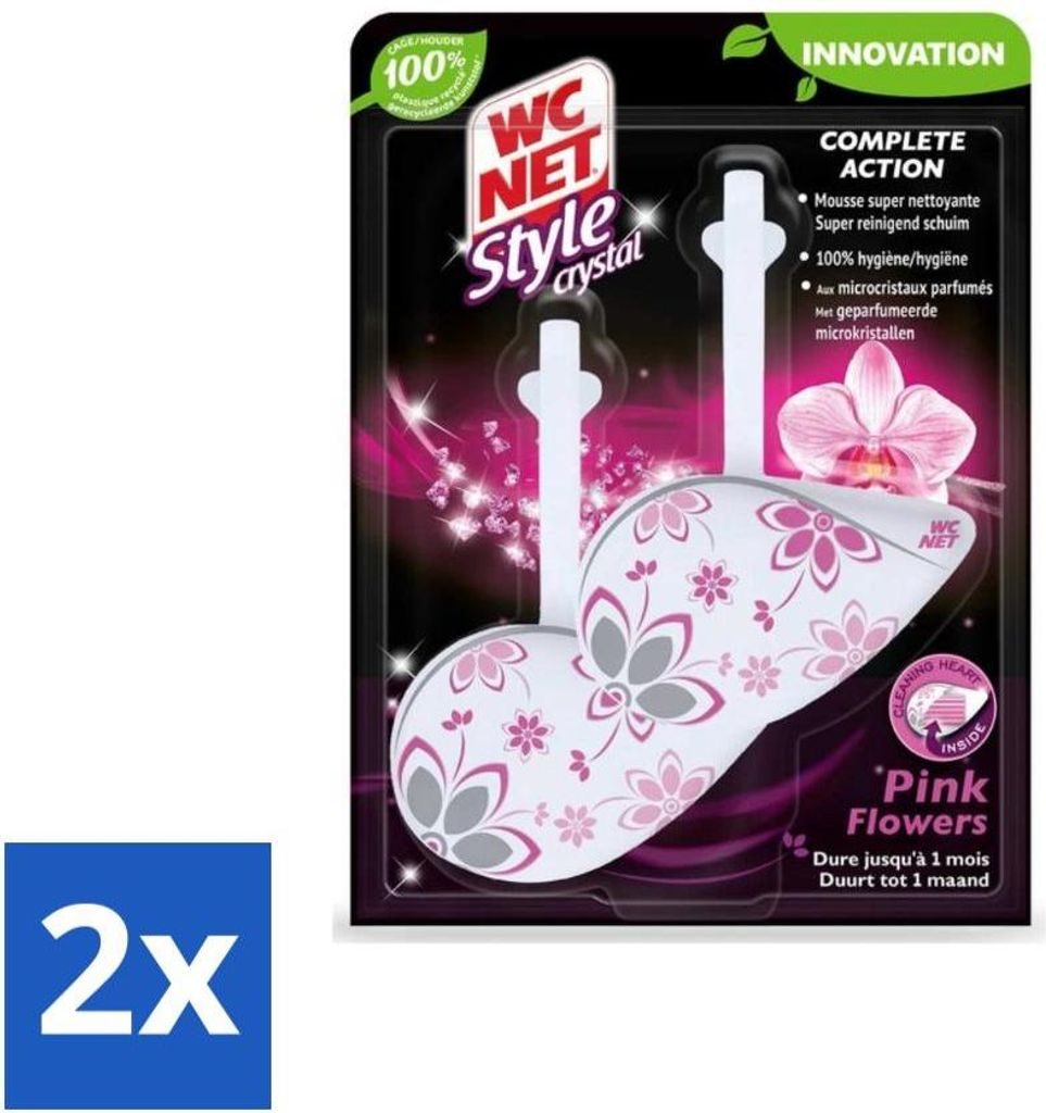WC-Netz – Toilettenblock – Frische Blumen – 2 Blöcke - Produktbild 