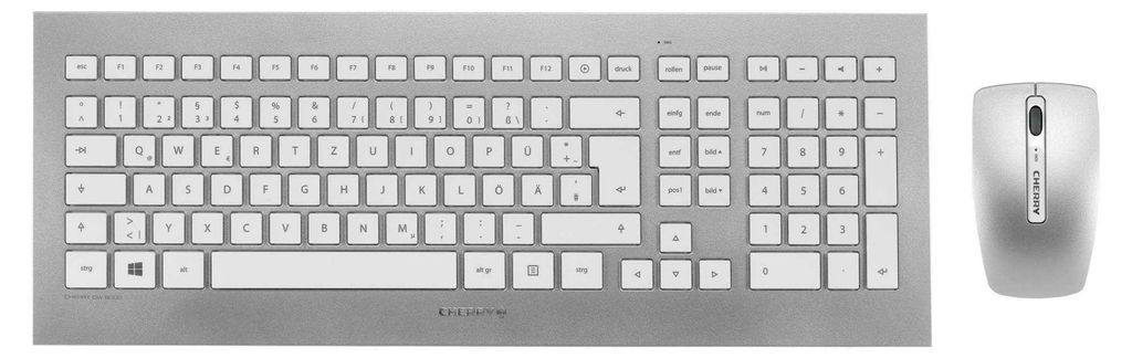 Cherry Desktop DW 8000 [DE] Wireless silver/white Image du produit 