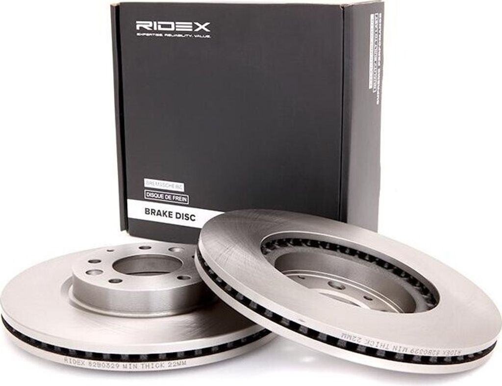 RIDEX 82B0329 - OE 5DA026251 Bremsscheibe, Vorderachse für 6 (G)