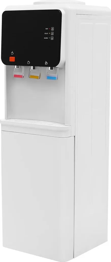 Fontaine à eau chaude et froide blanche format compact pour bureau
