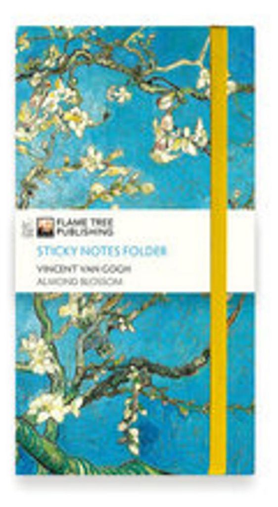 Vincent Van Gogh: Almond Blossom Flame Tree Sticky Notes Folder